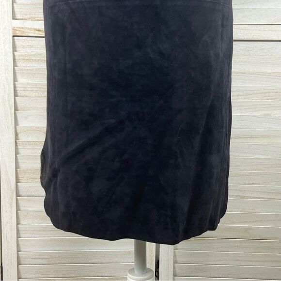 Vince Goat Suede Shift Mini Dress Small - Picture 3 of 15